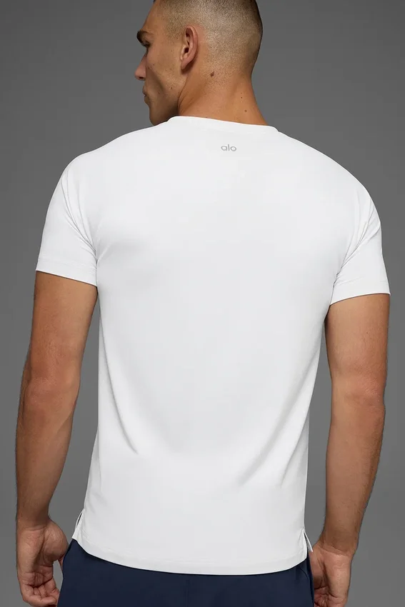 Idol T-shirt met ronde hals en korte mouwen - White