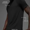 Idol T-shirt met ronde hals en korte mouwen - Zwart