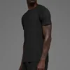 Idol T-shirt met ronde hals en korte mouwen - Zwart