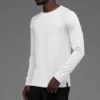 Idol T-shirt met ronde hals en lange mouwen - Wit