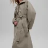 Journey-trenchcoat – Light Cocoa