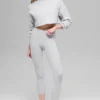 Kabelgebreide, cropped Winter Bliss-coltrui met lange mouwen - Athletic Heat