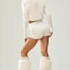 Kasjmier High-Waist Embrace-korte broek - Ivory