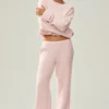 Kasjmier High-Waist Northstar-broek met rechte pijpen en hoge taille – Frosted Pink