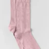 Kasjmier mesh-sok - Vintage roze