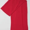 Kasjmier sjaal met lichte frosted-afwerking - rood lint