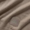 Katoen-kasjmier Ever Soft T-shirt met korte mouwen – Gravel