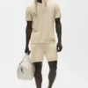 Katoen-kasjmier Ever Soft T-shirt met korte mouwen - Sandy Beige