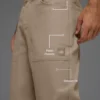 Katoenen canvas timmermansbroek - Gravel