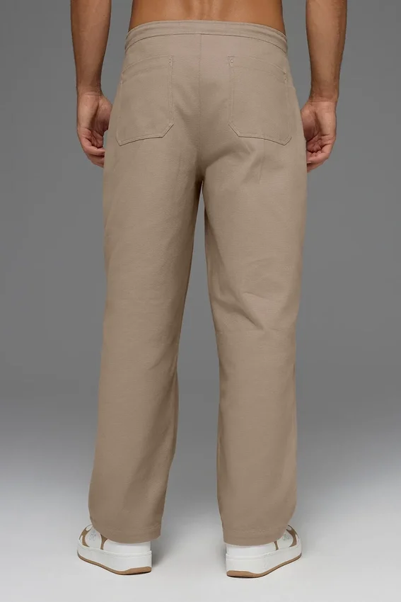 Katoenen canvas timmermansbroek - Gravel
