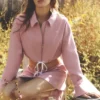 Kort 'Fan Favorite'-jas met doorlopende rits - Vintage Pink