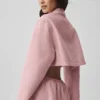Kort 'Fan Favorite'-jas met doorlopende rits - Vintage Pink