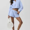 Alumni-korte broek - Licht Provence-blauw