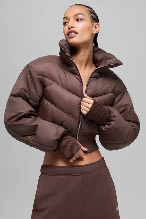 Korte Atmosphere-puffer - Brownstone