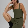 Korte Dreamscape-tanktop - Groenolijf