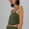 Korte Dreamscape-tanktop - Groenolijf