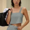 Korte Dreamscape-tanktop - Lunar Grey