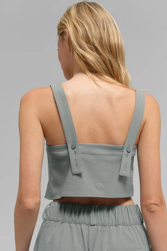 Korte Dreamscape-tanktop - Lunar Grey