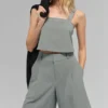 Korte Dreamscape-tanktop - Lunar Grey