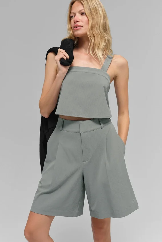 Korte Dreamscape-tanktop - Lunar Grey