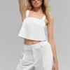 Korte Dreamscape-tanktop - White