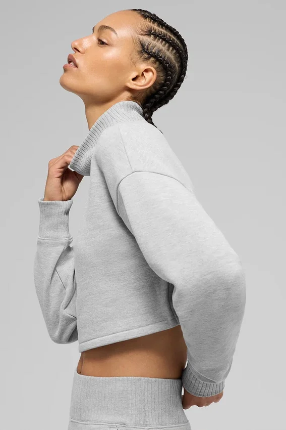 Korte Serenity-cover-up - Athletic Heather Grey