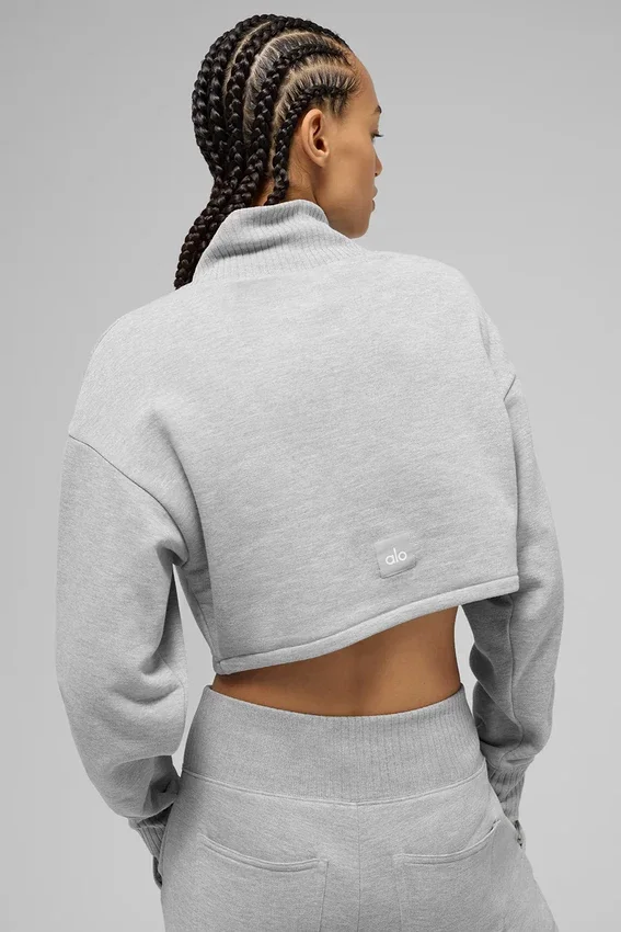 Korte Serenity-cover-up - Athletic Heather Grey