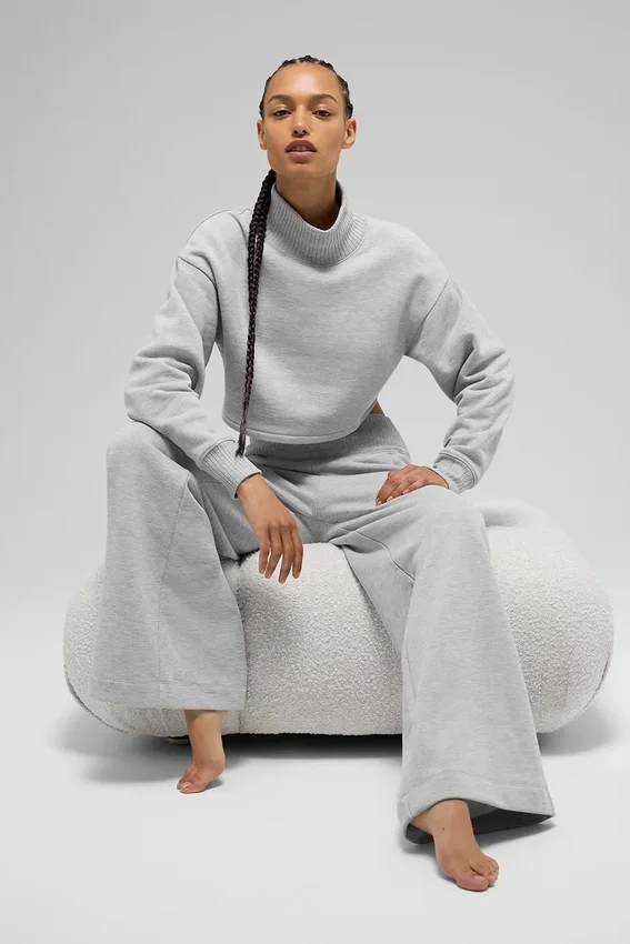 Korte Serenity-cover-up - Athletic Heather Grey