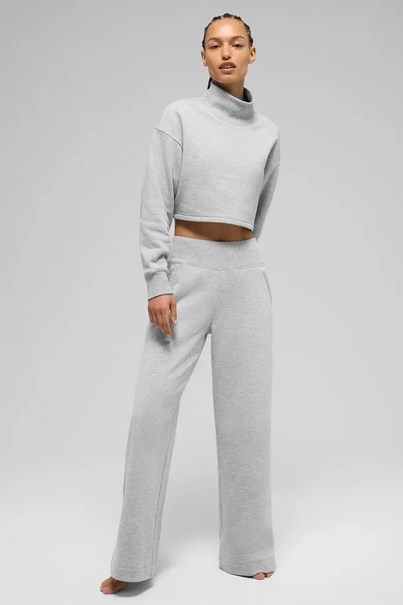 Korte Serenity-cover-up - Athletic Heather Grey