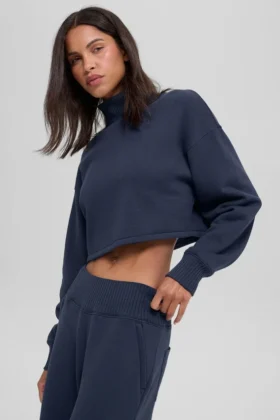 Korte Serenity-cover-up - Navy