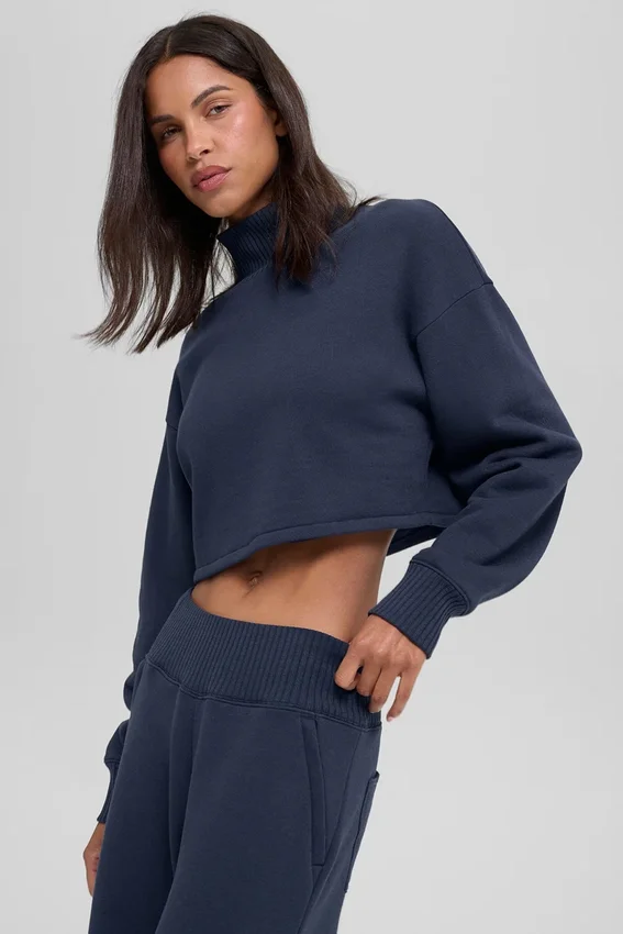 Korte Serenity-cover-up - Navy