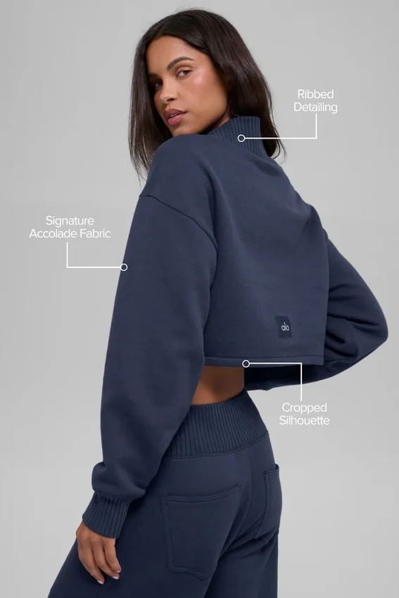 Korte Serenity-cover-up - Navy