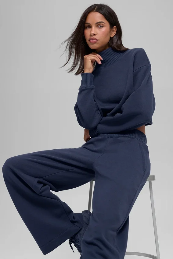 Korte Serenity-cover-up - Navy