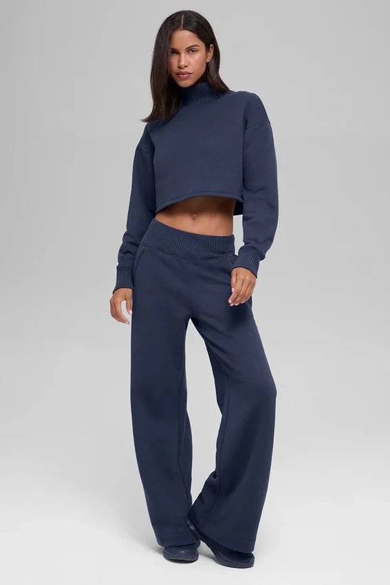 Korte Serenity-cover-up - Navy