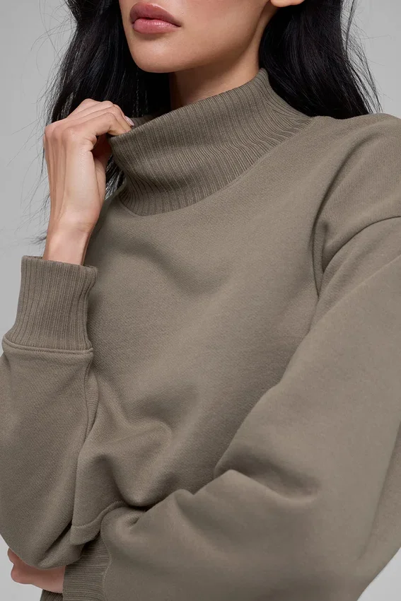 Korte Serenity-overhemd - Light Cocoa