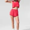 Korte Sport Star-tanktop - Candy Red