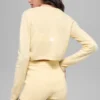 Korte vest van wol en kasjmier uit de New Class-collectie - Candlelight Yellow