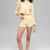 Korte vest van wol en kasjmier uit de New Class-collectie - Candlelight Yellow