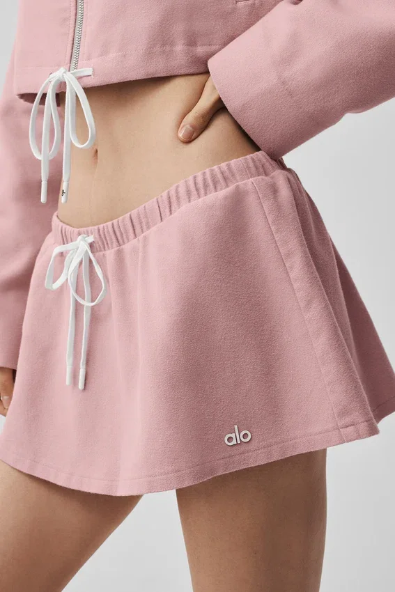 Laag uitgesneden, populaire microrok – Vintage Pink
