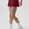 Lage taille Amp It up-tennisrok – Summer Romance Red