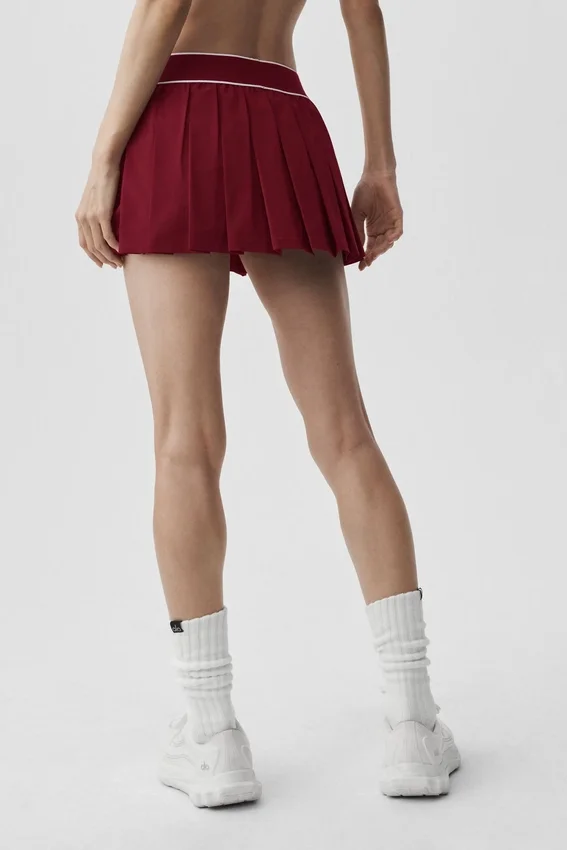 Lage taille Amp It up-tennisrok – Summer Romance Red
