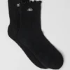 Lettuce Edge-sok voor dames - Zwart