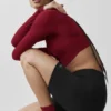 Lettuce Edge-sokken voor dames - Summer Romance Red