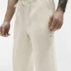 Linen Days broek met rechte pijpen - Bone