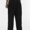 Linen Days broek met rechte pijpen - Zwart
