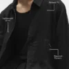 Linen Days Full Zip Jacket - Black