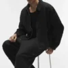 Linen Days Full Zip Jacket - Black