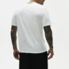 Linnen jersey Coastal T-shirt met korte mouwen - White