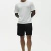Linnen jersey Coastal T-shirt met korte mouwen - White