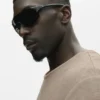Linnen jersey T-shirt met korte mouwen in kuststijl - Gravel